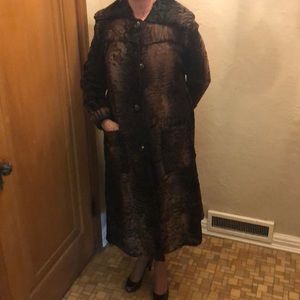 Full length Jonas Brothers (Denver) lamb coat